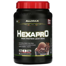 Протеиновый коктейль высокобелковый медленного высвобождения, ALLMAX Hexapro High-Protein Lean Meal, вкус шоколад 907 г