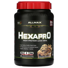 Протеиновый коктейль высокобелковый медленного высвобождения, ALLMAX Hexapro High-Protein Lean Meal, вкус шоколадное арахисовое масло 907 г