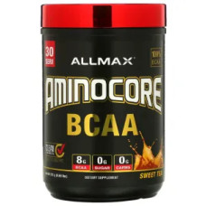 Амінокислоти BCAA, AMINOCORE BCAA ALLMAX, солодкий чай, 315 г