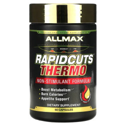 Жироспалювач, RapidCuts Thermo ALLMAX, 60 капсул