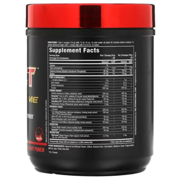 Передтренувальний комплекс, IMPACT IGNITER XTREME, Pre-Workout, ALLMAX, фруктовий пунш, 360 г