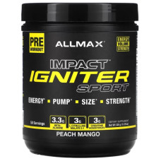 ALLMAX IMPACT IGNITER Sport Pre-Workout, смак персик манго 320 г