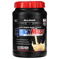 Гейнер для швидкого набору повільного вивільнення, ALLMAX Quick Mass Rapid Mass Gain Catalyst, смак ваніль 1.59 кг