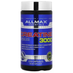 Креатин моногидрат 3000 мг, Creatine 3000 ALLMAX Nutrition, 120 капсул