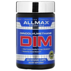 Дііндолілметан 200 мг, DIM ALLMAX Essentials, 60 вегетаріанських капсул