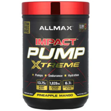 Предтренировочный комплекс, IMPACT PUMP XTREME ALLMAX, вкус ананас-манго 465 г