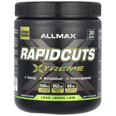 Жироспалювач з L-карнітином, Rapidcuts Xtreme ALLMAX, смак лимон-лайм 235 г