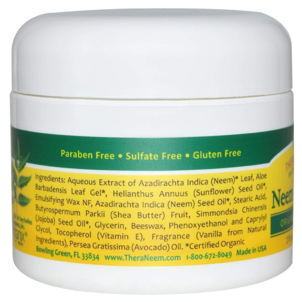 Крем із Німом, Neem Cream, Organix South, ваніль, 60 мл.