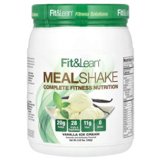 Замінник живлення коктейль, Meal Shake Fit & Lean, ванільне морозиво, 440 г