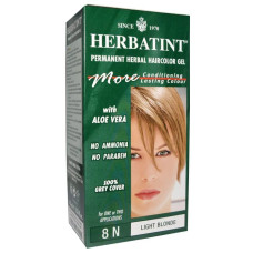 Фарба для волосся 8N, Herbatint Haircolor Gel, світло-русий, 135 мл.