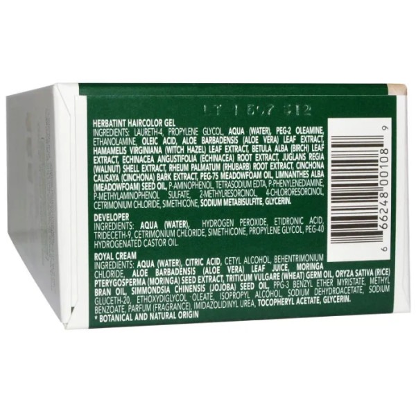 Фарба для волосся, Haircolor Gel, Herbatint, 9N, медовий блонд, 135 мл.
