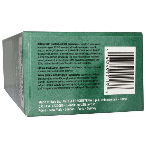 Фарба для волосся, Haircolor Gel, Herbatint, 7D, золотий блонд, 135 мл.