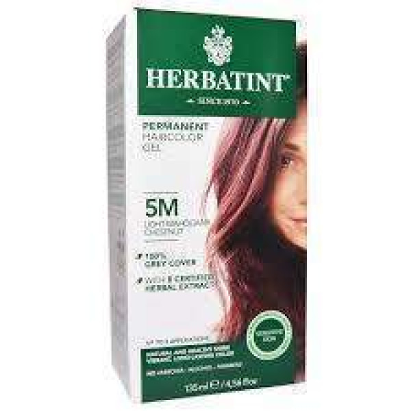 Фарба для волосся, Haircolor Gel, Herbatint, 4М, червоне дерево, 135 мл.