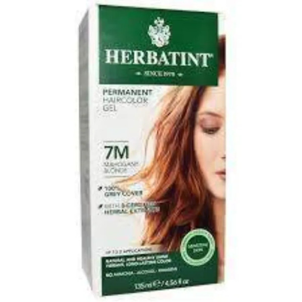 Фарба для волосся, Haircolor Gel, Herbatint, 7М, світло-червоне дерево, 135 мл.