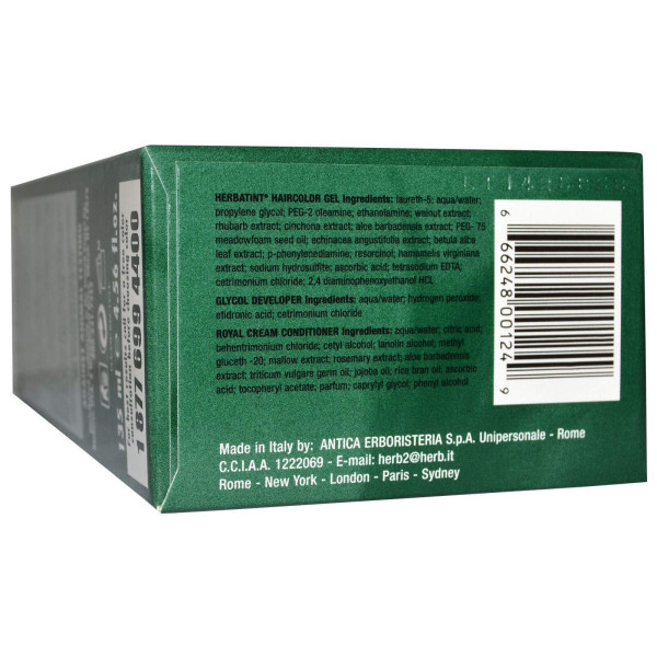 Фарба для волосся, Haircolor Gel, Herbatint, 7С, попелястий блондин, 135 мл.