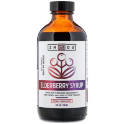 Сироп бузини, Zhou Nutrition Elderberry Syrup, 236 мл