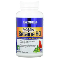 Бетаїн HCI, Enzymedica Betaine HCI, 120 капсул