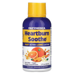 Засіб від печії, Enzymedica Heartburn Soothe, 6 пляшечок по 60 мл