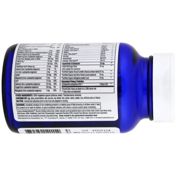 Ферменти і мультивітаміни, (Enzyme Nutrition Multi-Vitamin), Enzymedica, 60 капсул