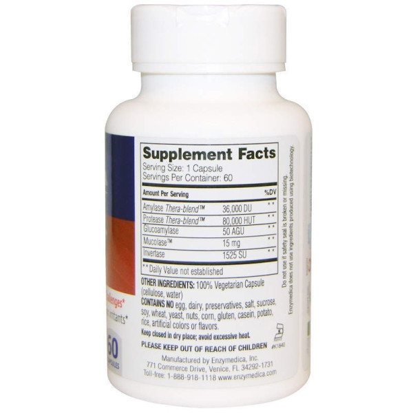 Комплекс від алергії, Allerase, Enzymedica, 60 капсул