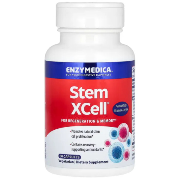 Ферменти для мозку, Stem XCell, Enzymedica, 60 капсул