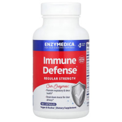 Защита иммунитета с протеолитическими ферментами, Enzymedica Immune Defense, 180 капсул