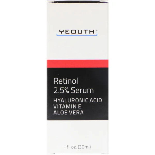 Сироватка з ретинолом, Retinol 2.5% Serum, Yeouth, 30 мл