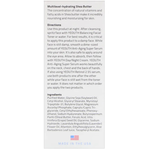 Антивікова сироватка, Anti-Aging Super Serum, Yeouth, 30 мл