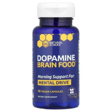 Дофамін для мозку, Natural Stacks Dopamine, 60 вегетаріанських капсул
