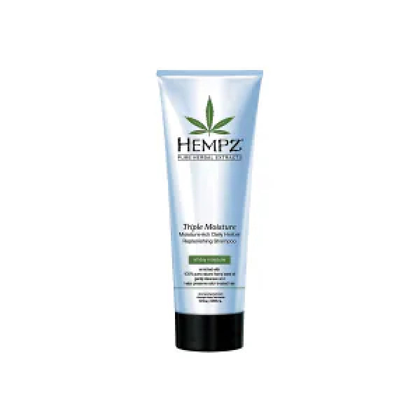 Шампунь, потрійне зволоження, Triple Moisture Herbal Shampoo, Hempz, 265 мл.
