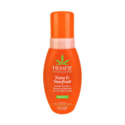 Мус бронзатор для автозагара зволожуючий, Hempz Instant Sunless Bronzing Mousse for Fair Skin Tones, юдзу та карамбола, 250 мл