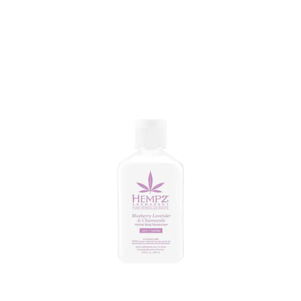 Зволожуюче лосьйон для тіла, чорниця, лаванда і ромашка, Blueberry Lavender & Chamomile Herbal Body Moisturizer, Hempz, 66 мл.