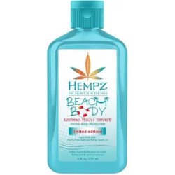 Увлажняющий лосьон для тела, малина персик и тамаринд, Beach Body Raspberry Peach Tamarind Hempz, 177 мл
