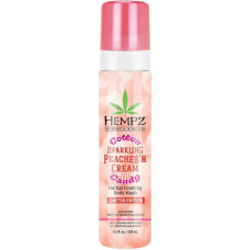 Пенный гель для душа, персики и сливки, Hempz Cotton Candy Sparkling Peaches 'n Cream Herbal Foaming Body Wash, 250 мл
