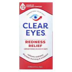 Глазные капли от покраснения, Extra Dry Eye Therapy Clear Eyes Redness Relief, 15 мл