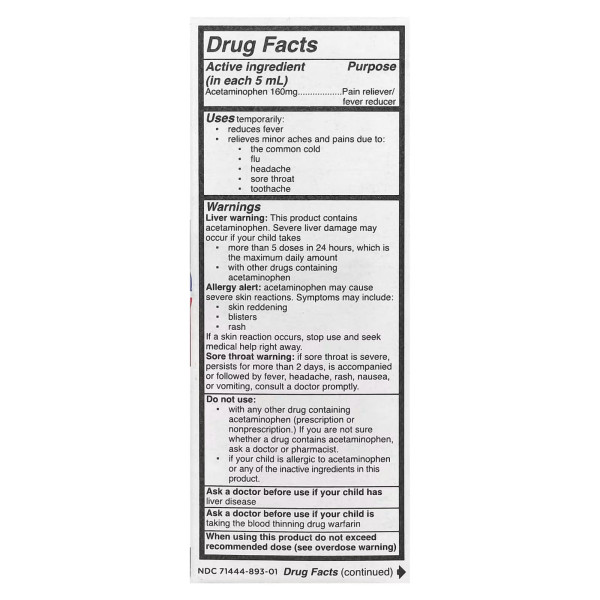 Від застуди для дітей, Pain & Fever, Mommy's Bliss, Infants', знеболюючий та жарознижувальний засіб, смак натуральних ягід, 59 мл