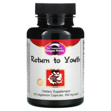 Тонізуюча формула, Dragon Herbs Return to Youth, 500 мг, 100 капсул