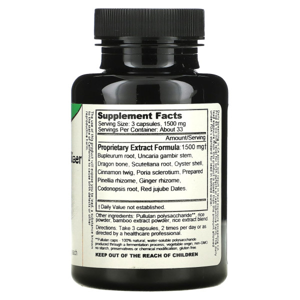 Володушка і Dragon Bone, Bupleurum, Dragon Herbs, 500 мг, 100 капсул