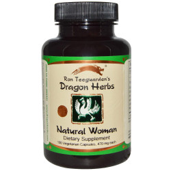 Володушка та півонія, Natural Woman, Dragon Herbs, 470 мг, 100 кап.