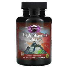 Шиладжит високогірний 450 мг, High Mountain Shilajit Dragon Herbs, 60 капсул