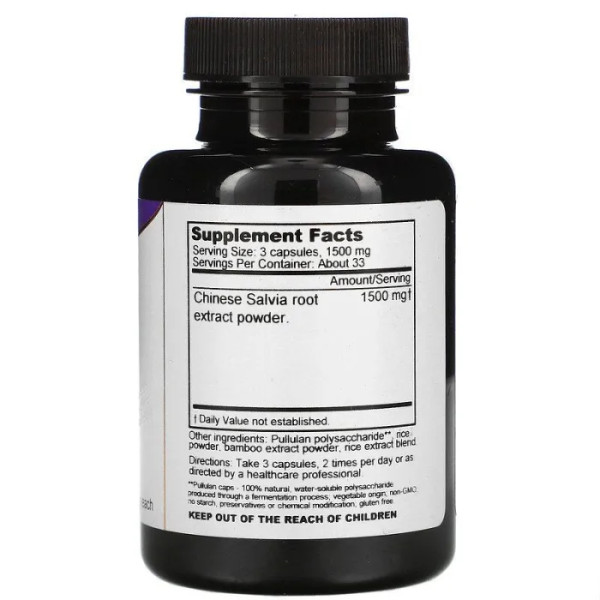 Шавлія, Salvia, Dragon Herbs, 500 мг, 100 кап.