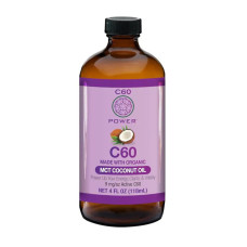 Органічне MCT масло кокосу, Organic Coconut MCT Oil C60 Power, 118 мл