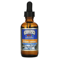 Колоїдне срібло гідрозоль для дітей з 4 років, Sovereign Silver Silver Hydrosol, щоденна імунна підтримка, 59 мл