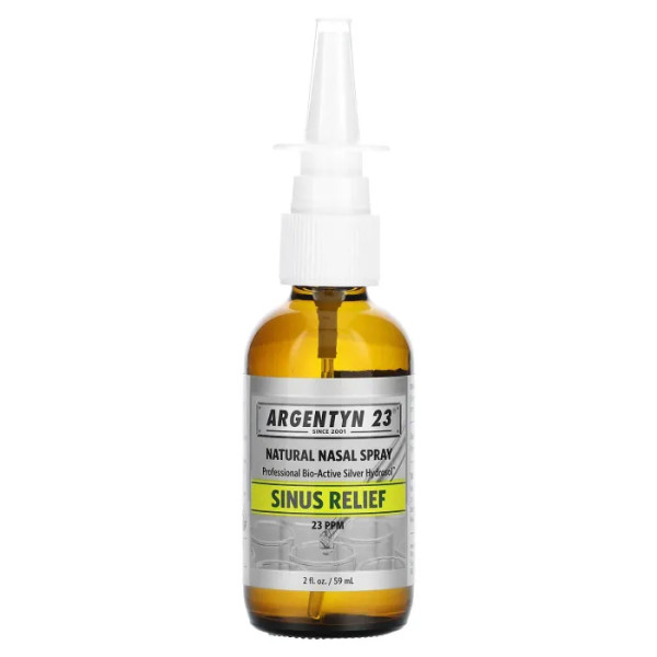 Срібло, Argentyn 23, Sovereign Silver, назальний спрей, 59 мл
