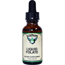 Фолат 667 мкг DFE, рідкий, без смаку, Folate Iiquid (400 mcg Folinic Acid) AlchePharma, 30 мл, 800 порцій