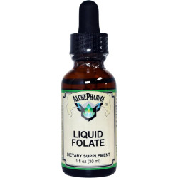 Фолат 667 мкг DFE, рідкий, без смаку, Folate Iiquid (400 mcg Folinic Acid) AlchePharma, 30 мл, 800 порцій