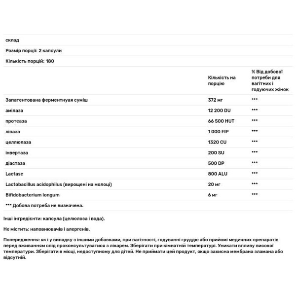 Підтримка травлення у вагітних і годуючих жінок, DigestZyme, Transformation Enzymes, 360 капсул