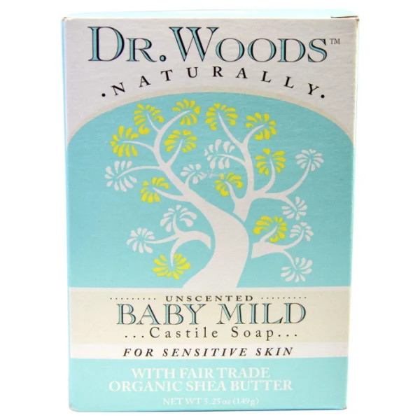 Мило дитяче без запаху, Castile Soap, Dr. Woods, 149 гр.