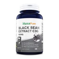 Чорна квасоля екстракт C3G 90 мг, Black Beans NusaPure, 180 капсул