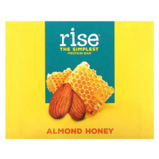 Протеїнові батончики мед та мигдаль, Almond Honey Rise Bar, 12 батончиків по 60 г
